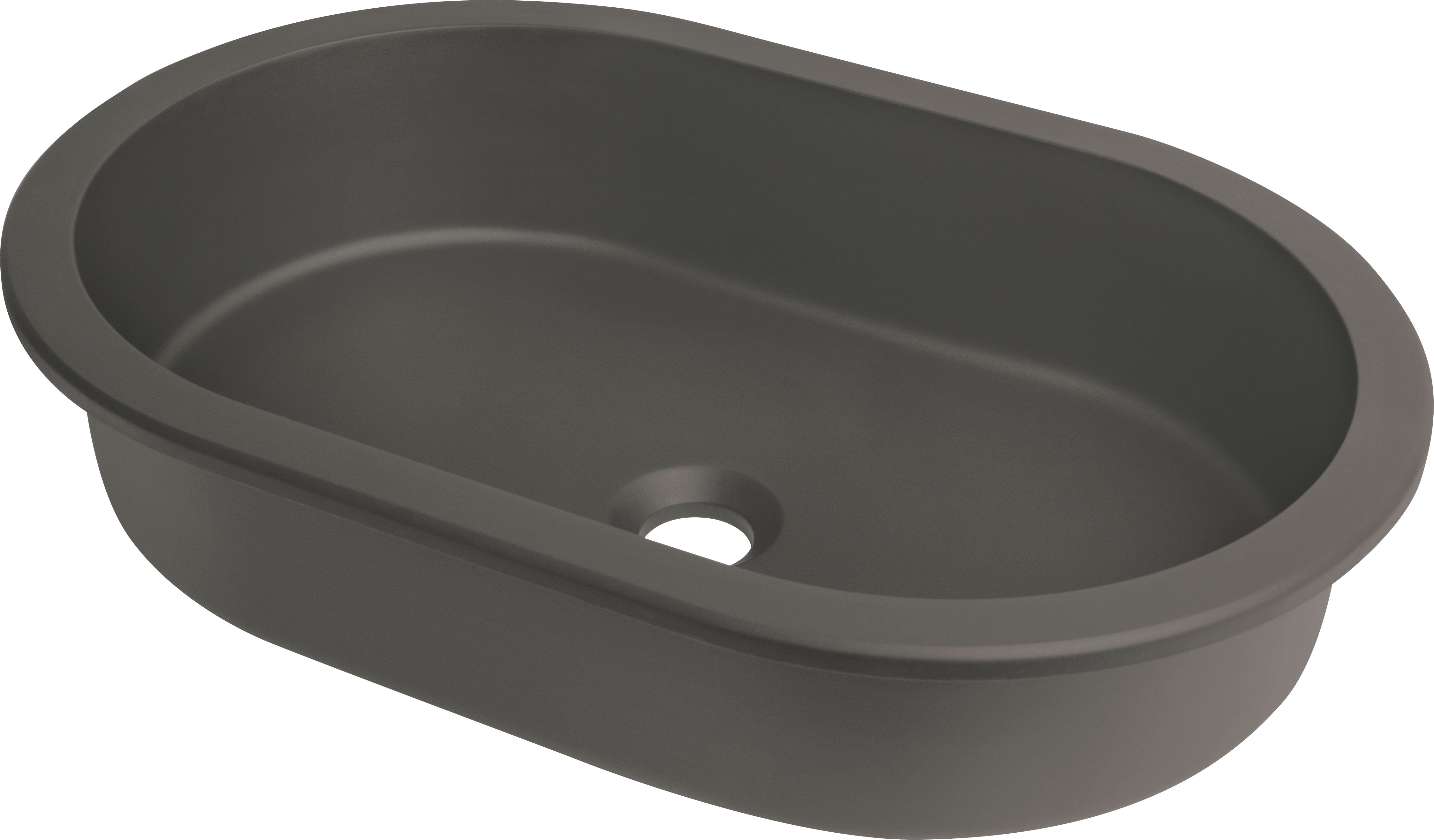 Granite washbasin, undermount/inset
